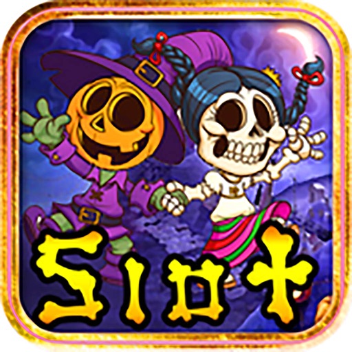 Awesome Casino Slots OF Halloween Free icon