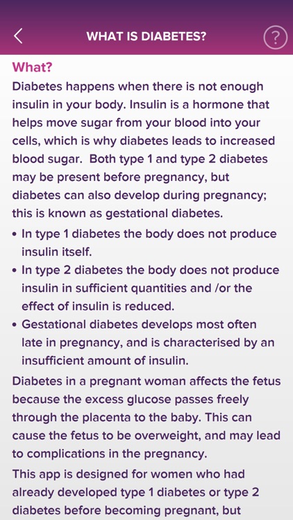 Pregnant with diabetes