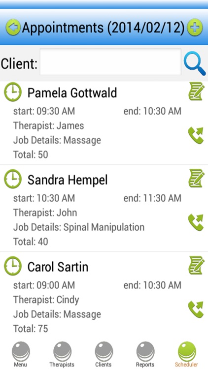 Massage Scheduling Software screenshot-4