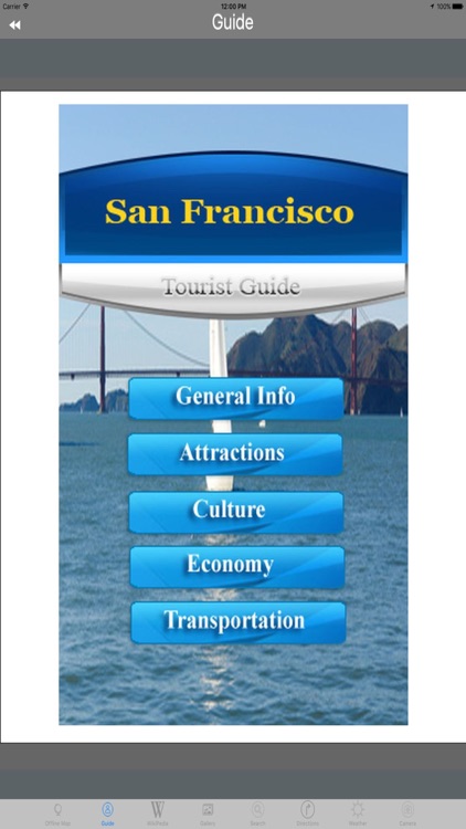 San Francisco Bay CA, USA Tourist Travel Guide