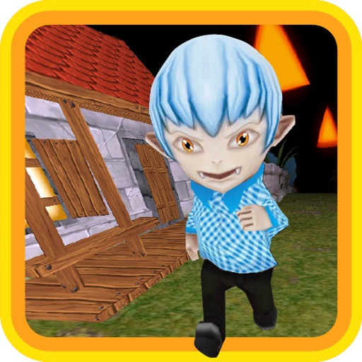 Vampire Kid Run 3D Free iOS App