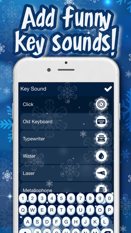 Winter Keyboard Theme – Frozen Skins, Emoji & Font screenshot-4