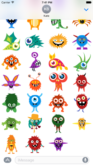 Tiny Monster Stickers(圖2)-速報App