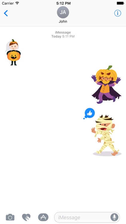 Kid Halloween Sticker screenshot-4