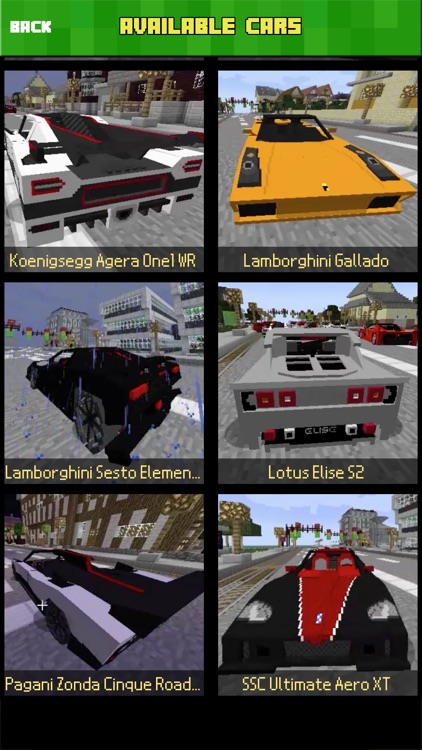 CAR MOD FREE - Reality Racing Cars Mods for Minecraft Game PC Edition