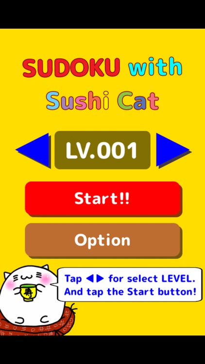 SUDOKU with Sushi Cat