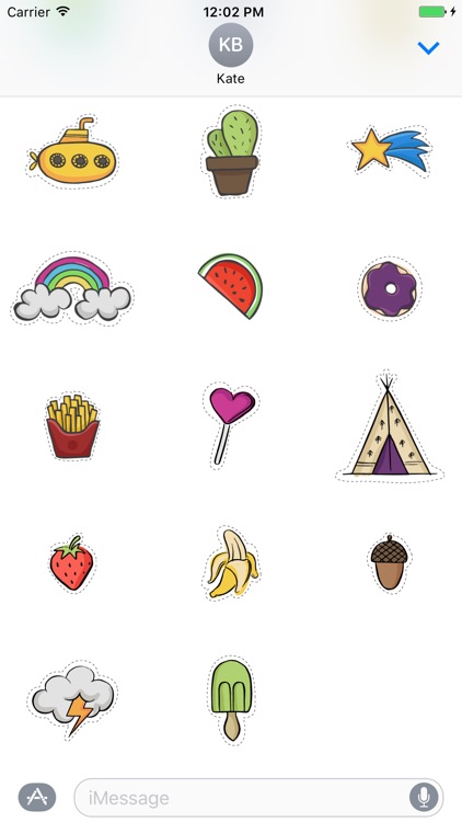 XOXO Patched Stickers