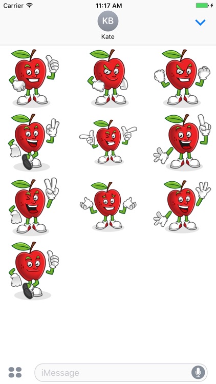 Funny Apple Stickers Vol 01