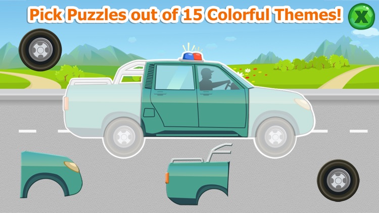 Puzzle for Kids and Toddlers: Vehicles Jigsaw screenshot-0