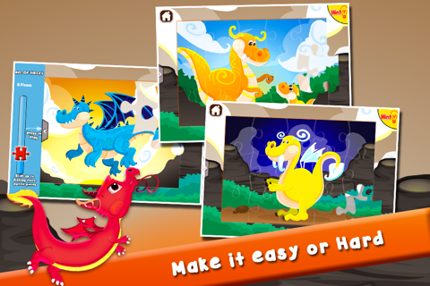 Dragons and Puzzles: Puzzles for Kids Free screenshot 4