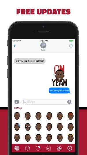 JetMoji - Official Julio Jones Emoji Keyboard(圖5)-速報App