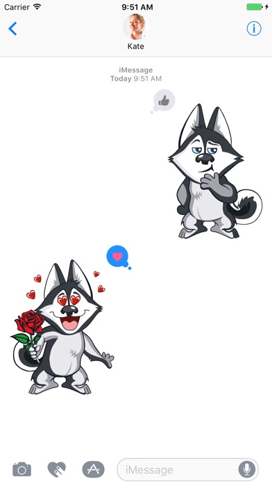 download Husky - Stickers for iMessage apps 1