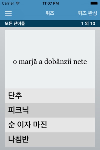 Romanian | Korean - AccelaStudy® screenshot 3