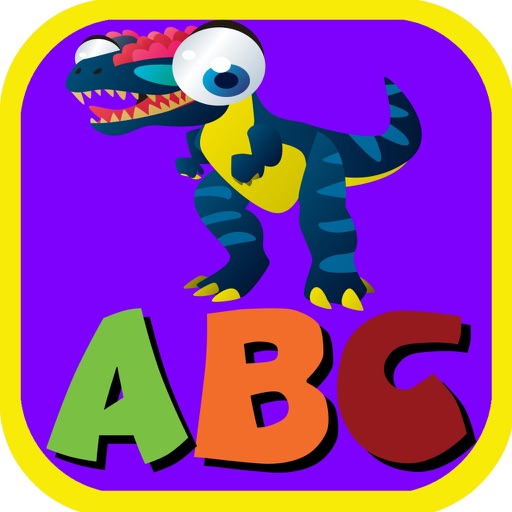 ABC Kids Alphabet Fun Games Dinosaur Vocabulary Icon