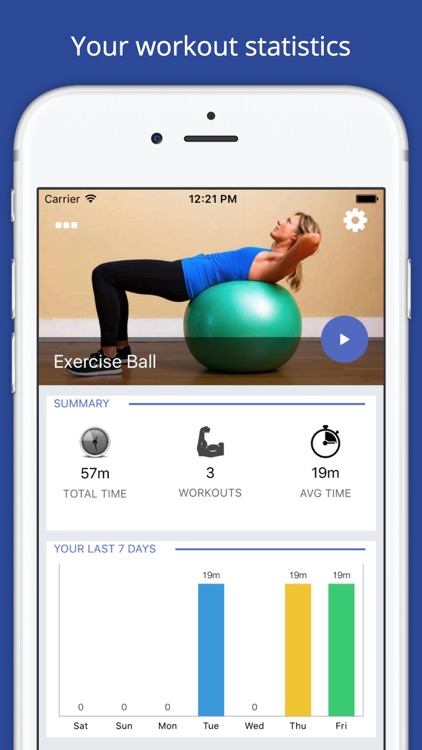 Exercise Ball Workout Challenge Free - Get fit