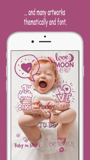 Baby Memories - Pregnancy & Baby milestone photos(圖4)-速報App