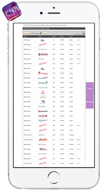 CNX AIRPORT - Realtime Guide - CHIANG MAI AIRPORT