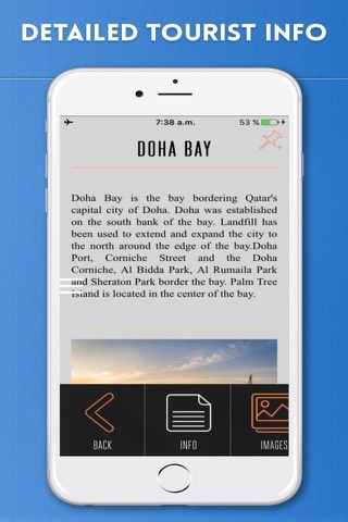 Doha Travel Guide with Offline City Street Map screenshot 3