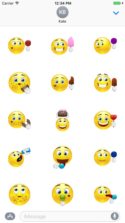 Sweets & Smileys Stickers for iMessage