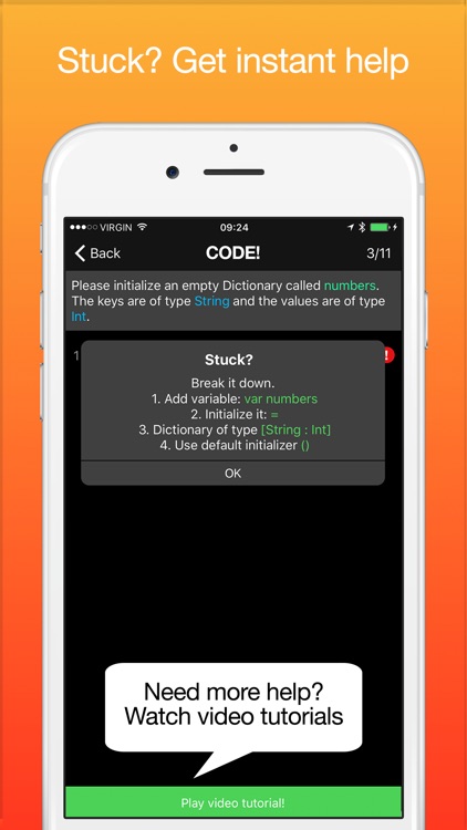 Code! Learn how to program - Swift Version