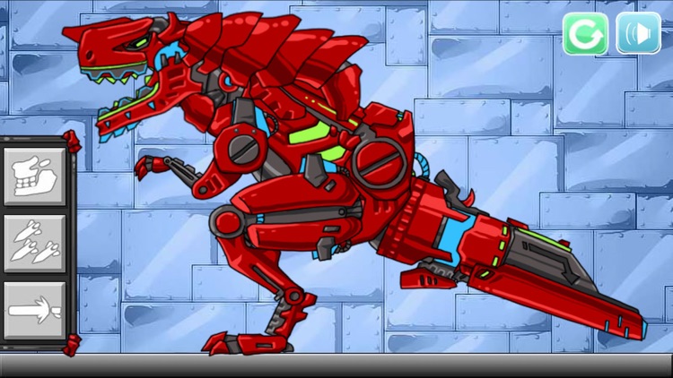 Dino Robot - Tyranno Red screenshot-4