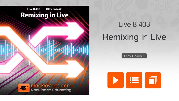 Course For Live 8 Remixing