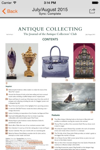 Antique Collecting Magazine screenshot 2