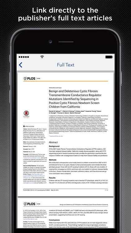 Prime - PubMed, Journals, and Grapherence® Access screenshot-3