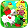 Kids Shop Cake And Farm Coloring Book Paint Game