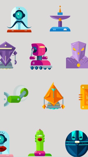 Robot Stickers - Cyborgs from the future(圖2)-速報App