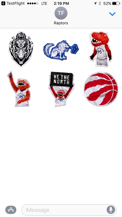 Toronto Raptors Sticker Pack