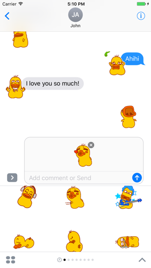 Mental duck emojis animated - Fx Sticker(圖2)-速報App