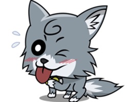 Get your Cute Wolf Sticker
