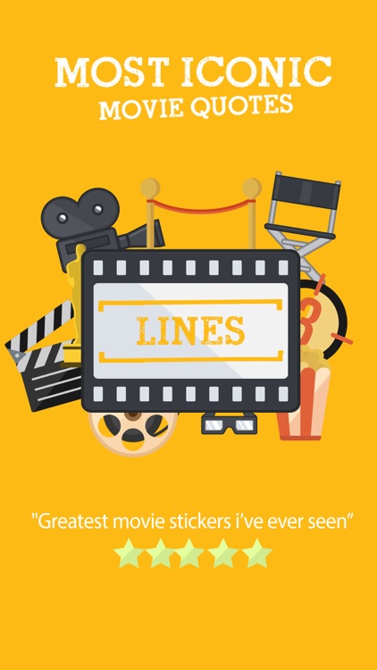 Movie Lines -Best famous quotes hollywood stickers