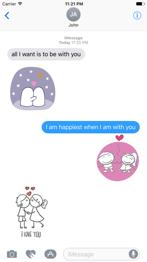 Cute Couple Stickers(圖2)-速報App