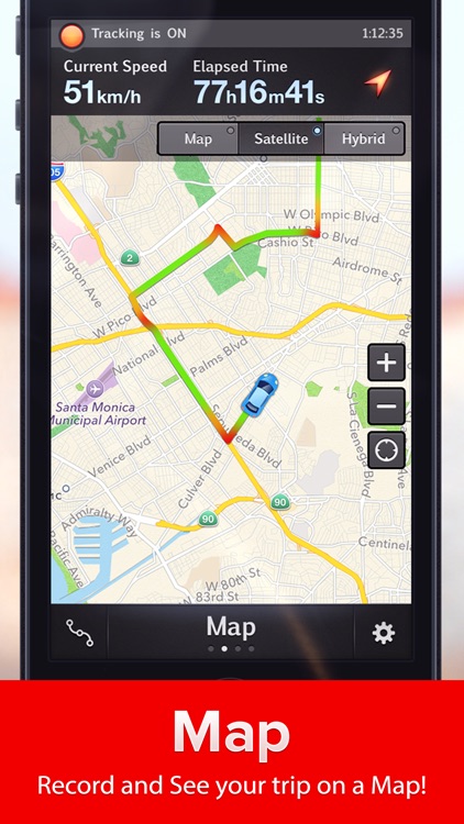 Speed Tracker. GPS Speedometer, HUD, Trip computer
