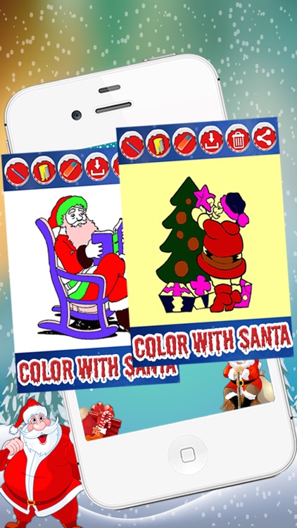 Christmas Coloring  Game For Kids & Adults screenshot-3