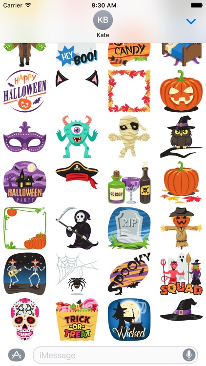 Halloween Party: Stickers by EmojiOne