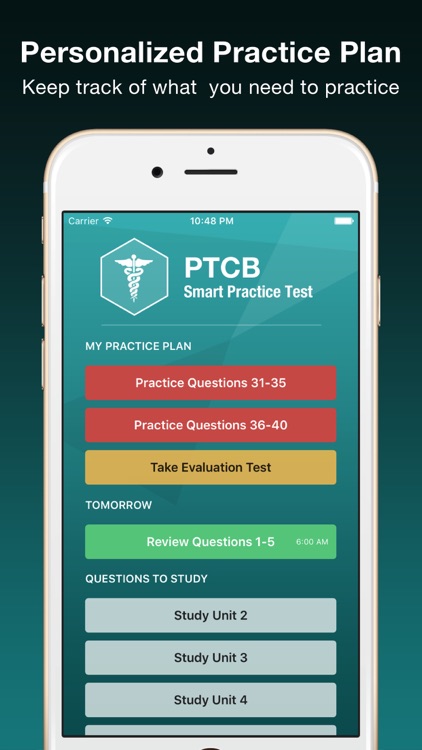 PTCB Smart Test Prep - PTCE Pharmacy Tech Exam screenshot-3