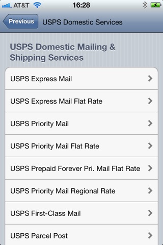 Shipping and Mailing Services Navigator screenshot 4