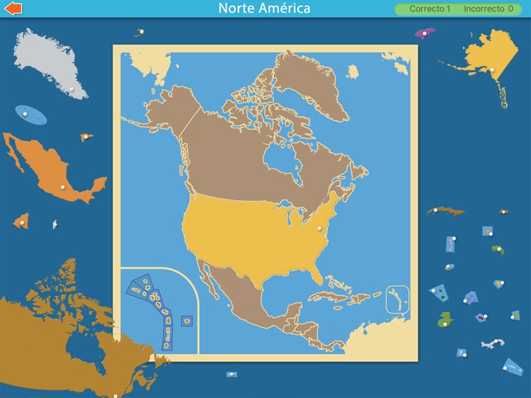 Norte América - Montessori Geografía