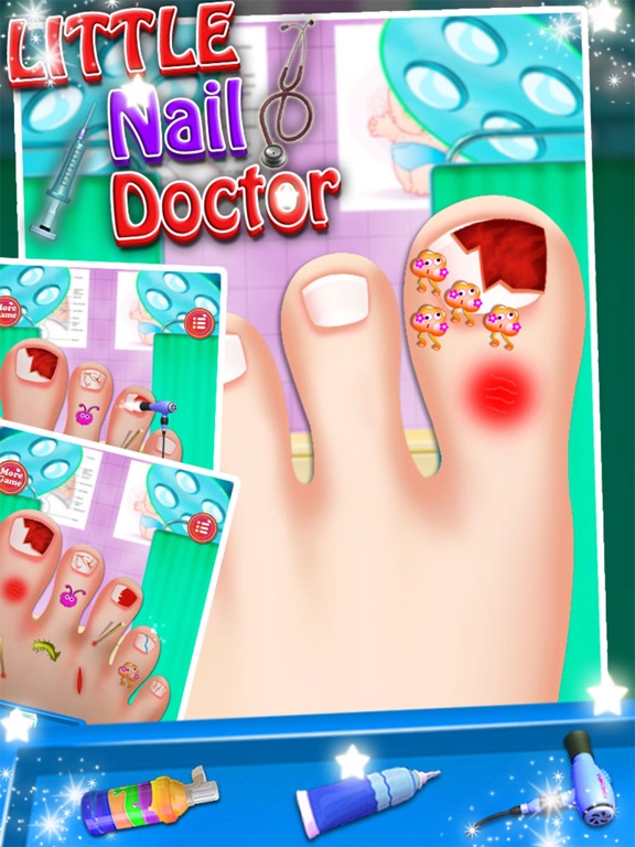 Toe Nail Doctor - Little Nail Surgery kids gamesのおすすめ画像1