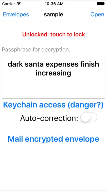 Strong passphrase experiment screenshot-3