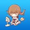 Miko The Anime Girl Stickers for iMessage