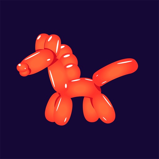 Animal balloons - Stickers for iMessage