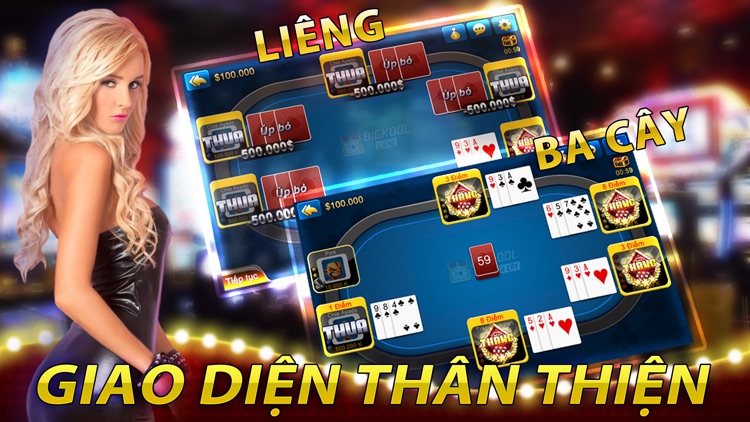 BigKool-Game bài Tiến lên Sâm Phỏm Mậu Binh Online