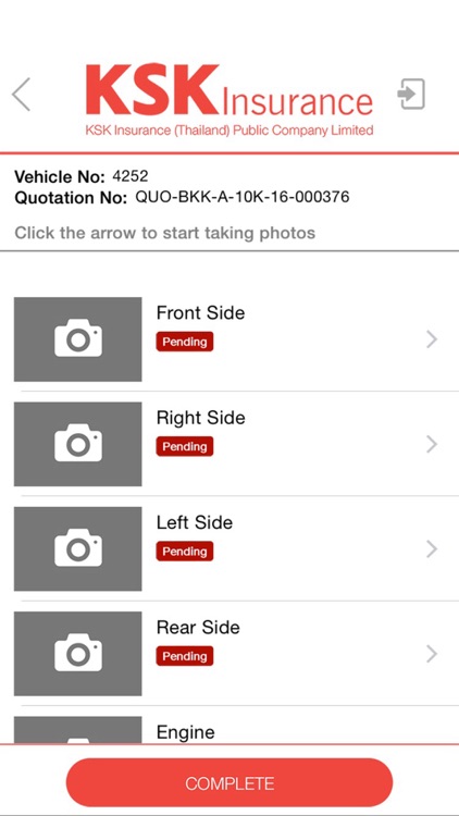 KSK TH - V1 Photo Taking App