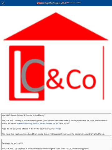Screenshot of LC & Co