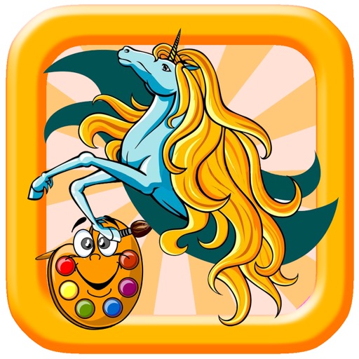 Little Unicorn Free Game Kids Coloring Pages