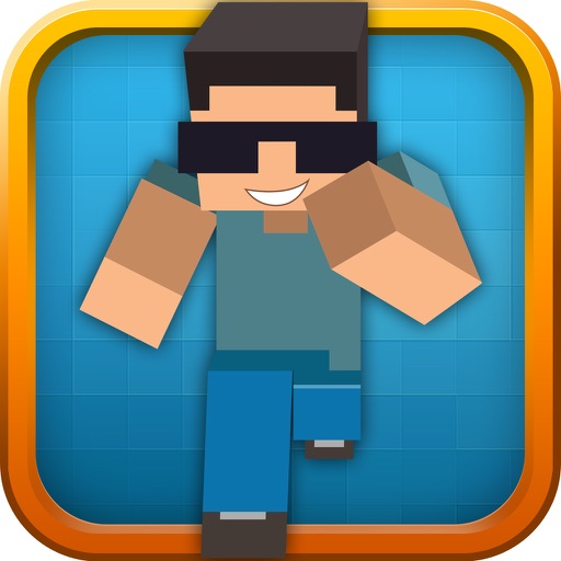 Blocky Runner Bro 3D - Fun Run Icon